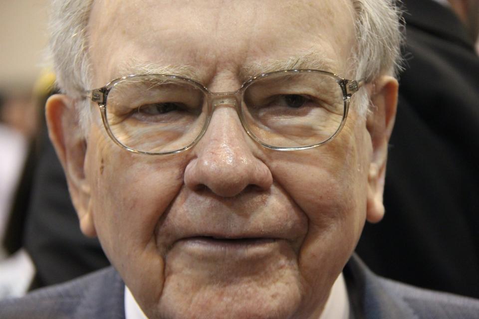 Warren Buffett at a conference