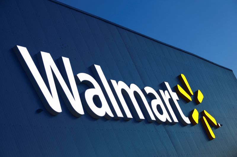 © Reuters. FILE PHOTO: A view shows the logo of a Walmart store in Ciudad Juarez, Mexico June 24, 2024. REUTERS/Jose Luis Gonzalez/File Photo