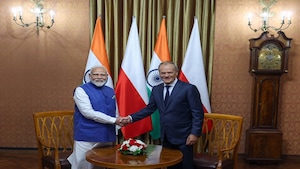 PM Modi with Donald Tusk