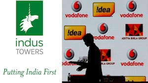 Indus Tower and Vodafone Idea Share Price today