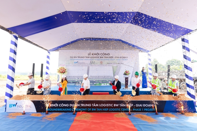 BW Industrial Development holds a groundbreaking ceremony in Dong Nai province, southern Vietnam, October 18, 2024. Photo courtesy of the government's news portal.