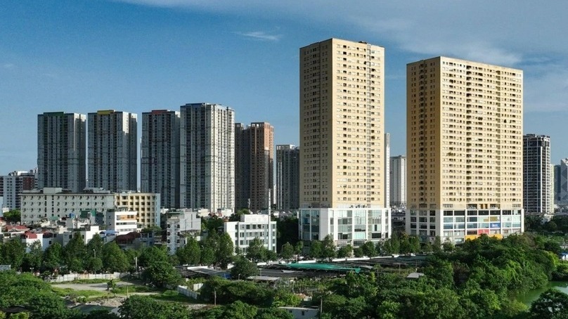 Apartment complexes in Hanoi. Photo courtesy of Tuoi Tre (Youth) newspaper.