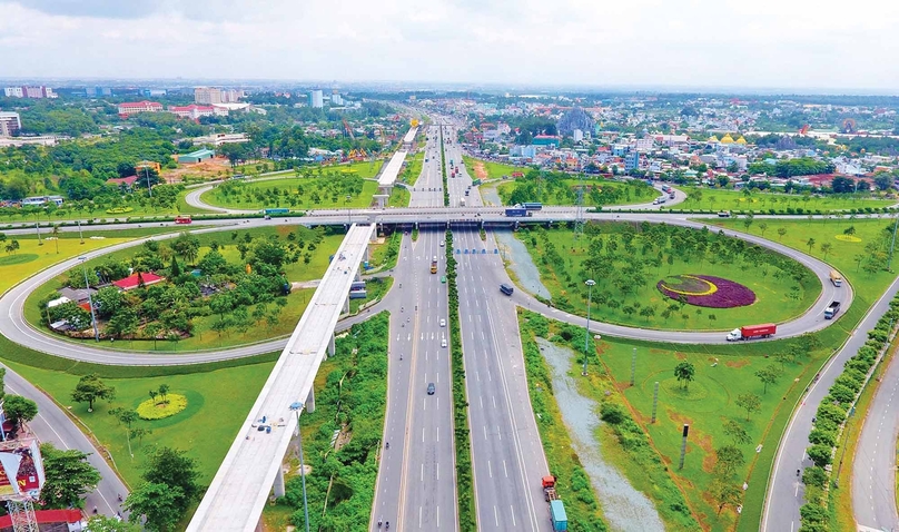 A part of Thu Duc city, Ho Chi Minh City, southern Vietnam. Photo courtesy of Dau tu (Investment) newspaper.