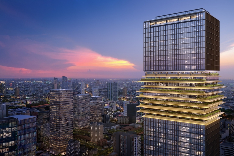 The Marina Central Tower building in HCMC, southern Vietnam. Photo courtesy of Masterise Homes.