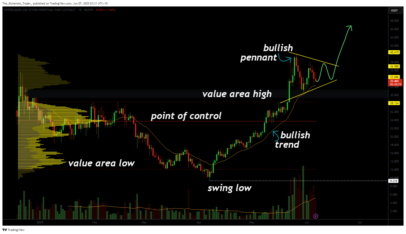 Hyperliquid coin forms bullish pennant as momentum builds: is a breakout imminent? - 1